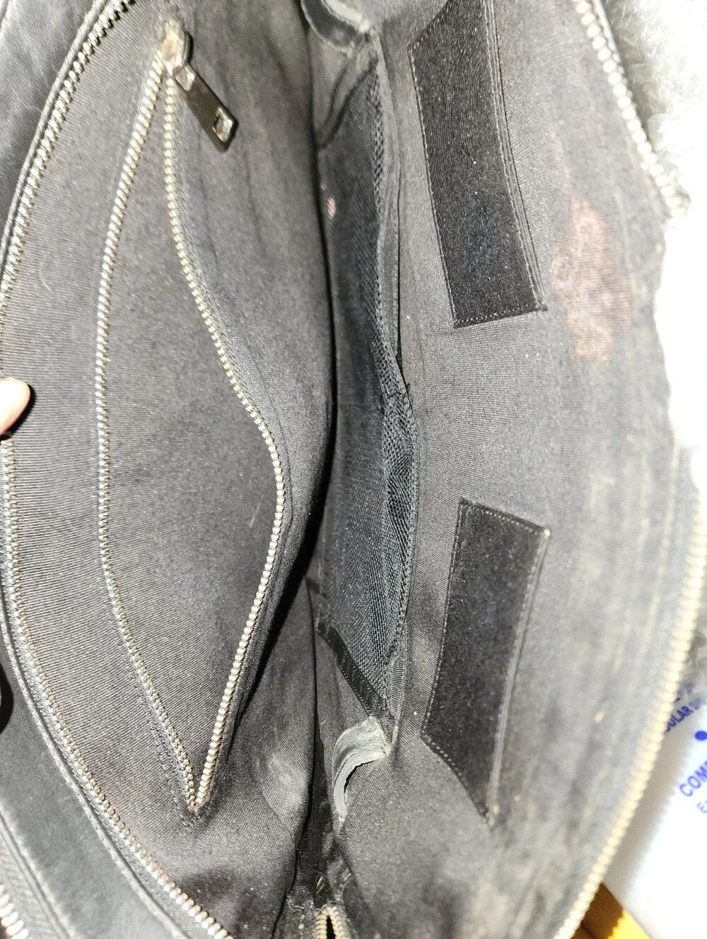 ERCO (Designed in Sweden) Genuine Top Grain Leather Briefcase Black Nice Bag!